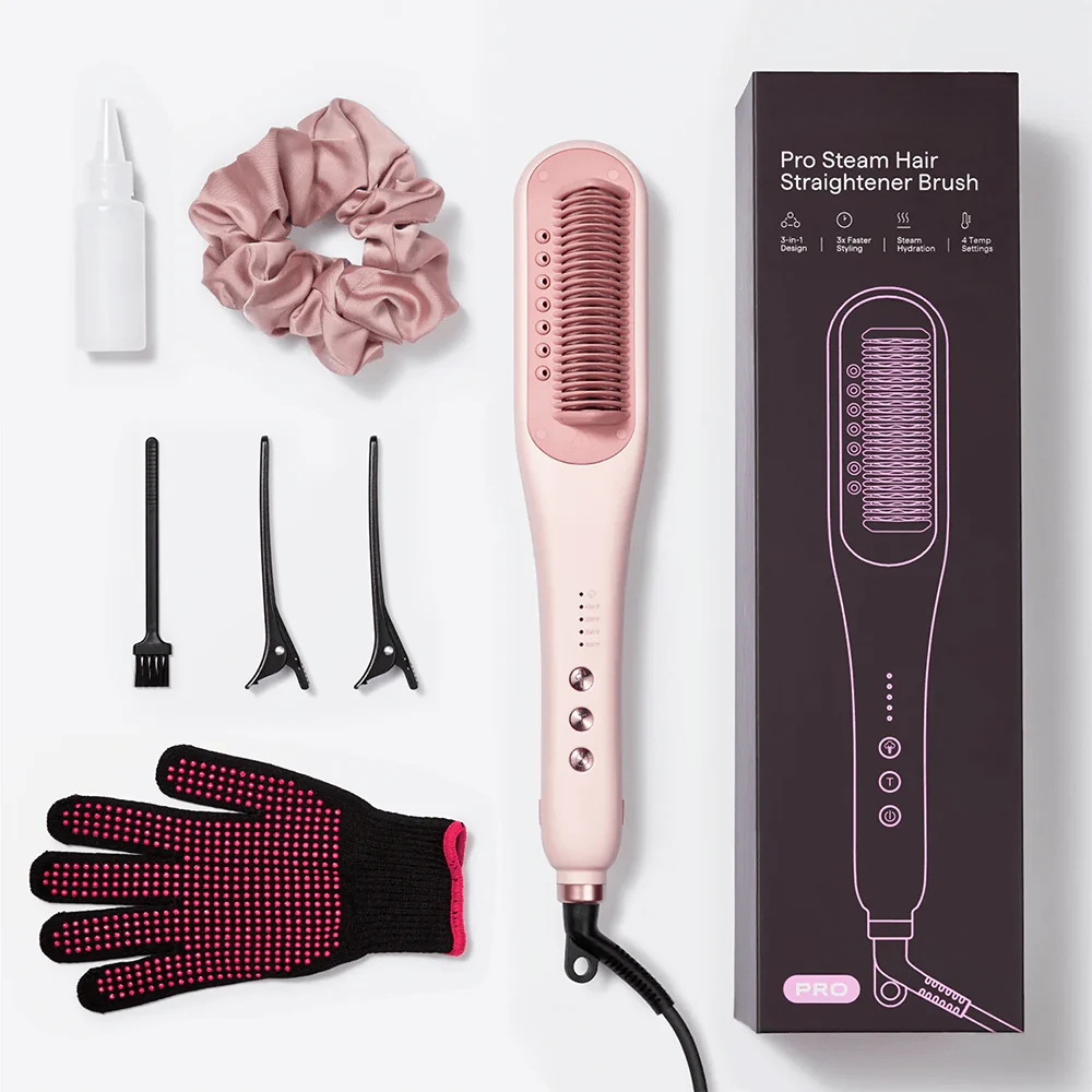 Brosse lissante vapeur professionnelle